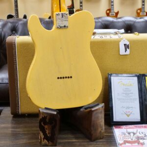 Fender Custom Shop Limited Edition 70th Anniversary Broadcaster (Telecaster) Journeyman Relic Nocaster Blonde R104408 - Image 11