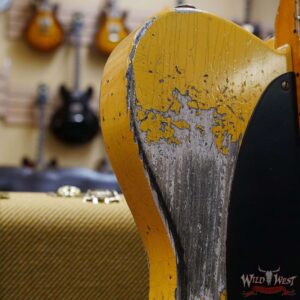 Fender Custom Shop Limited 50’s Pine Esquire Hand-Wound Pickup Super Heavy Relic Aged Nocaster Blonde 6.80 LBS - Image 9