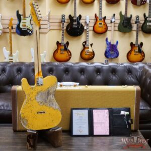 Fender Custom Shop Limited 50’s Pine Esquire Hand-Wound Pickup Super Heavy Relic Aged Nocaster Blonde 6.80 LBS - Image 10