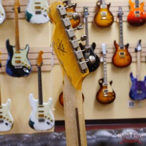 Fender Custom Shop Limited 50’s Pine Esquire Hand-Wound Pickup Super Heavy Relic Aged Nocaster Blonde 6.80 LBS - Image 11