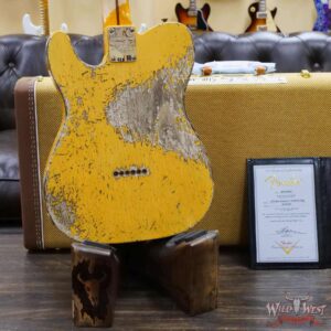 Fender Custom Shop Limited 50’s Pine Esquire Hand-Wound Pickup Super Heavy Relic Aged Nocaster Blonde 6.80 LBS - Image 12