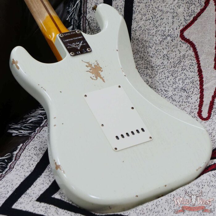 Fender Custom Shop Limited Edition Fat 50s Hand-Wound Stratocaster Relic Aged India Ivory - Image 12