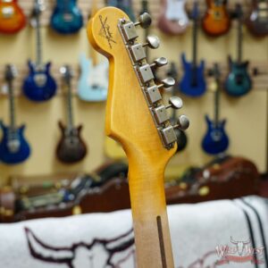Fender Custom Shop Limited Edition 70th Anniversary 1954 Hardtail Stratocaster Journeyman Relic Wide Fade 2 Tone Sunburst 7.15 LBS - Image 11
