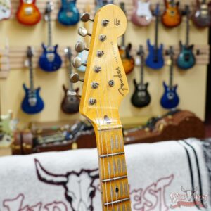 Fender Custom Shop Limited Edition 70th Anniversary 1954 Stratocaster Hardtail Heavy Relic Wide Fade 2 Tone Sunburst 6.90 LBS - Image 7