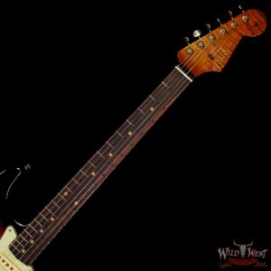 Fender Custom Shop Andy Hicks Masterbuilt 1961 Stratocaster Roasted Flame Maple Neck Brazilian Rosewood Board Relic 3-Color Sunburst - Image 4