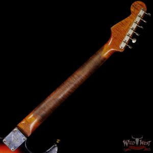 Fender Custom Shop Andy Hicks Masterbuilt 1961 Stratocaster Roasted Flame Maple Neck Brazilian Rosewood Board Relic 3-Color Sunburst - Image 5