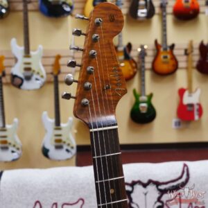 Fender Custom Shop Andy Hicks Masterbuilt 1961 Stratocaster Roasted Flame Maple Neck Brazilian Rosewood Board Relic 3-Color Sunburst - Image 7