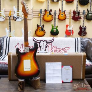 Fender Custom Shop Andy Hicks Masterbuilt 1961 Stratocaster Roasted Flame Maple Neck Brazilian Rosewood Board Relic 3-Color Sunburst - Image 9