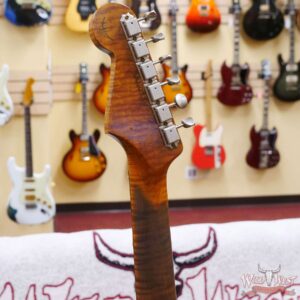 Fender Custom Shop Andy Hicks Masterbuilt 1961 Stratocaster Roasted Flame Maple Neck Brazilian Rosewood Board Relic 3-Color Sunburst - Image 10