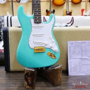 Fender Custom Shop Austin MacNutt Masterbuilt 1960 Stratocaster NOS Sea Foam Green with Gold Hardware - Image 8