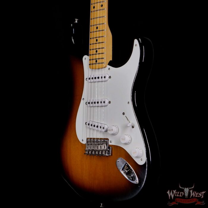 Fender Custom Shop Chris Fleming Masterbuilt 1954 Stratocaster Closet Classic 2 Tone Sunburst Josefina Hand-Wound Pikcups - Image 2