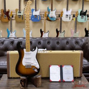 Fender Custom Shop Chris Fleming Masterbuilt 1954 Stratocaster Closet Classic 2 Tone Sunburst Josefina Hand-Wound Pikcups - Image 6