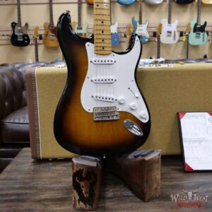 Fender Custom Shop Chris Fleming Masterbuilt 1954 Stratocaster Closet Classic 2 Tone Sunburst Josefina Hand-Wound Pikcups - Image 8