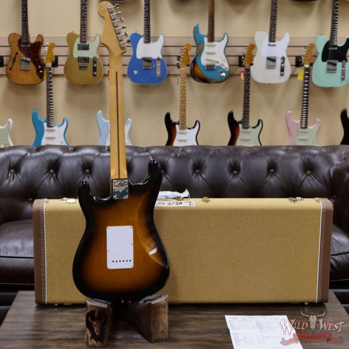 Fender Custom Shop Chris Fleming Masterbuilt 1954 Stratocaster Closet Classic 2 Tone Sunburst Josefina Hand-Wound Pikcups - Image 12