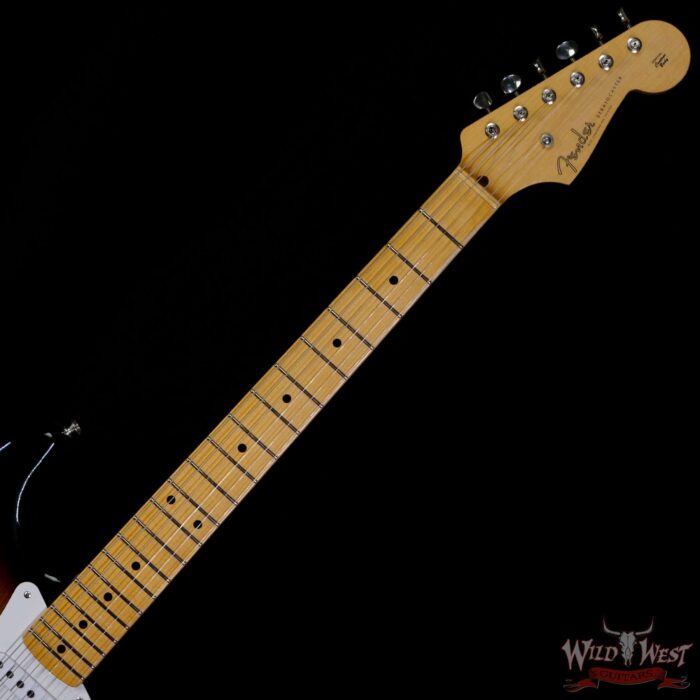 Fender Custom Shop Chris Fleming Masterbuilt 1954 Stratocaster Closet Classic 2 Tone Sunburst Josefina Hand-Wound Pikcups - Image 4