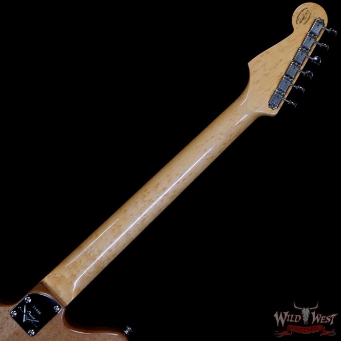 Fender Custom Shop Chris Fleming Masterbuilt P-90 Korina Jazzmaster NOS Brazilian Rosewood Fingerboard Natural - Image 5