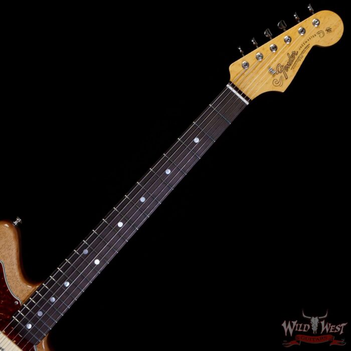 Fender Custom Shop Chris Fleming Masterbuilt P-90 Korina Jazzmaster NOS Brazilian Rosewood Fingerboard Natural - Image 4