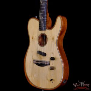 Fender Custom Shop Chris Fleming Masterbuilt Knotty Acoustasonic Telecaster Deluxe Closet Classic - Image 3