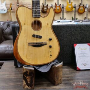 Fender Custom Shop Chris Fleming Masterbuilt Knotty Acoustasonic Telecaster Deluxe Closet Classic - Image 8