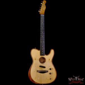 Fender Custom Shop Chris Fleming Masterbuilt Knotty Acoustasonic Telecaster Deluxe Closet Classic - Image 2