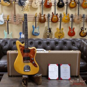 Fender Custom Shop Carlos Lopez Masterbuilt 1962 Jazzmaster Hand-Wound Pickups Journeyman Relic Super Faded Aged Olympic White - Image 6