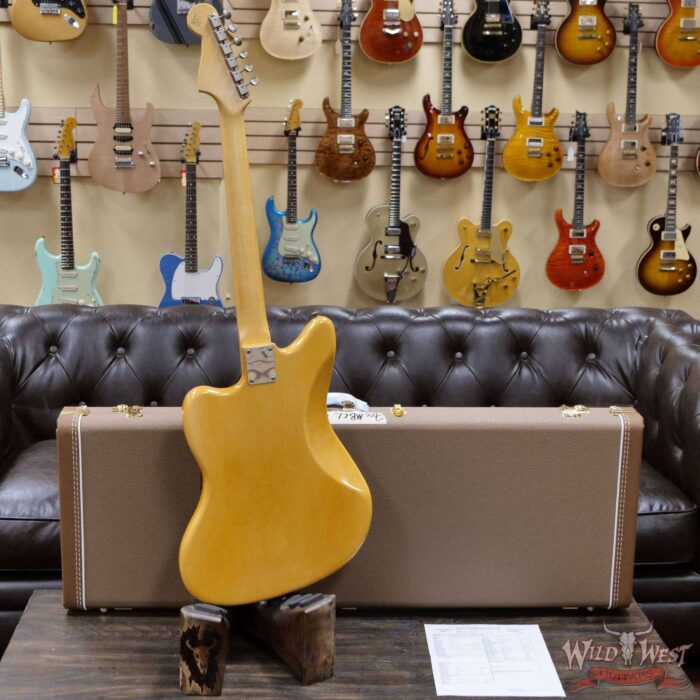 Fender Custom Shop Carlos Lopez Masterbuilt 1962 Jazzmaster Hand-Wound Pickups Journeyman Relic Super Faded Aged Olympic White - Image 10