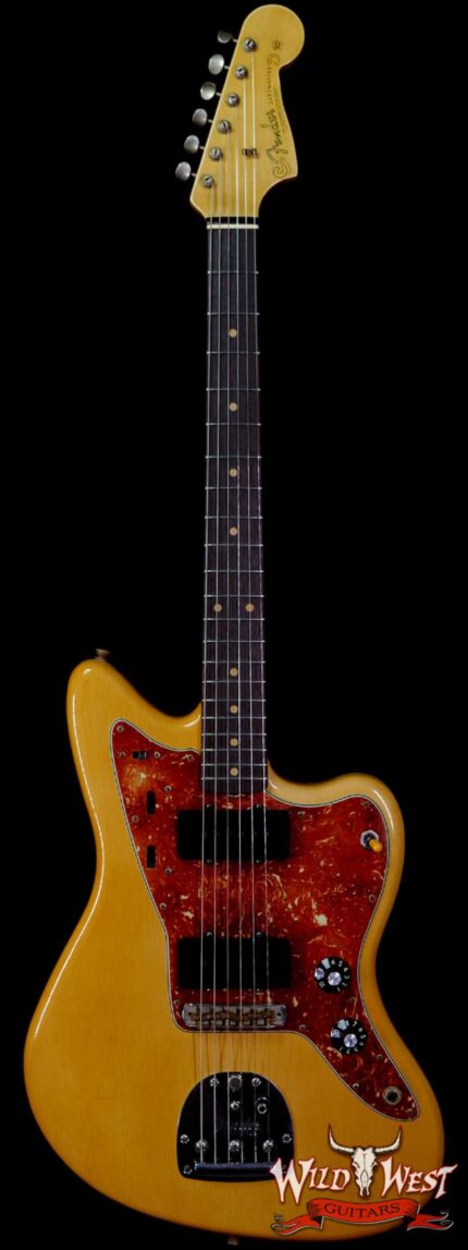 Fender Custom Shop Carlos Lopez Masterbuilt 1962 Jazzmaster Hand-Wound Pickups Journeyman Relic Super Faded Aged Olympic White