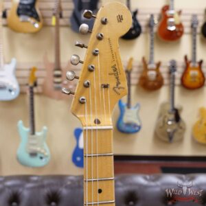 Fender Custom Shop Dennis Galuszka Masterbuilt 1955 Stratocaster Hand-Wound Pickups Journeyman Relic Black - Image 7