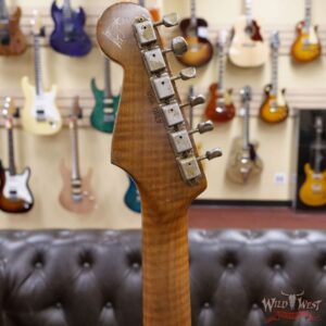 Fender Custom Shop Dennis Galuszka Masterbuilt Roasted 1959 Stratocaster Journeyman Relic Brazilian Rosewood Slab Board Hand-Wound Pickups Sherwood Green - Image 11