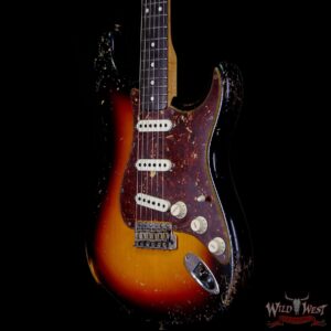 Fender Custom Shop Dennis Galuszka Masterbuilt 1960 Stratocaster Relic Josefina Hand-Wound Pickups 3 Tone Sunburst - Image 2