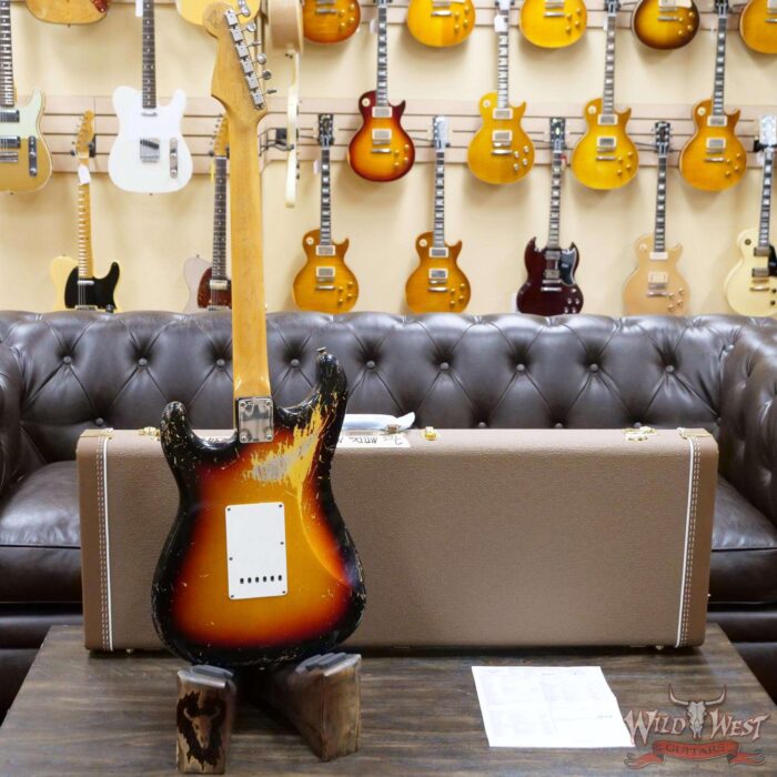 Fender Custom Shop Dennis Galuszka Masterbuilt 1960 Stratocaster Relic Josefina Hand-Wound Pickups 3 Tone Sunburst - Image 10