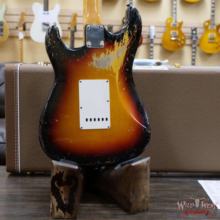 Fender Custom Shop Dennis Galuszka Masterbuilt 1960 Stratocaster Relic Josefina Hand-Wound Pickups 3 Tone Sunburst - Image 13