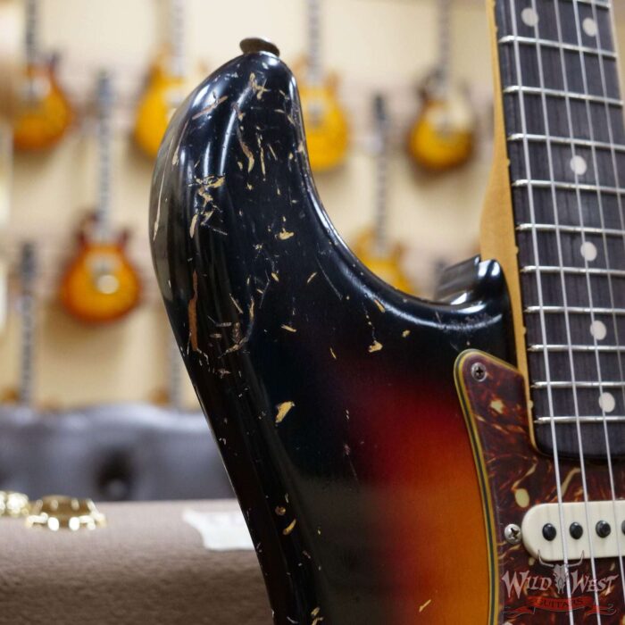 Fender Custom Shop Dennis Galuszka Masterbuilt 1960 Stratocaster Relic Josefina Hand-Wound Pickups 3 Tone Sunburst - Image 8