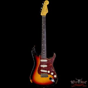 Fender Custom Shop Dennis Galuszka Masterbuilt 1960 Stratocaster Relic Josefina Hand-Wound Pickups 3 Tone Sunburst - Image 3