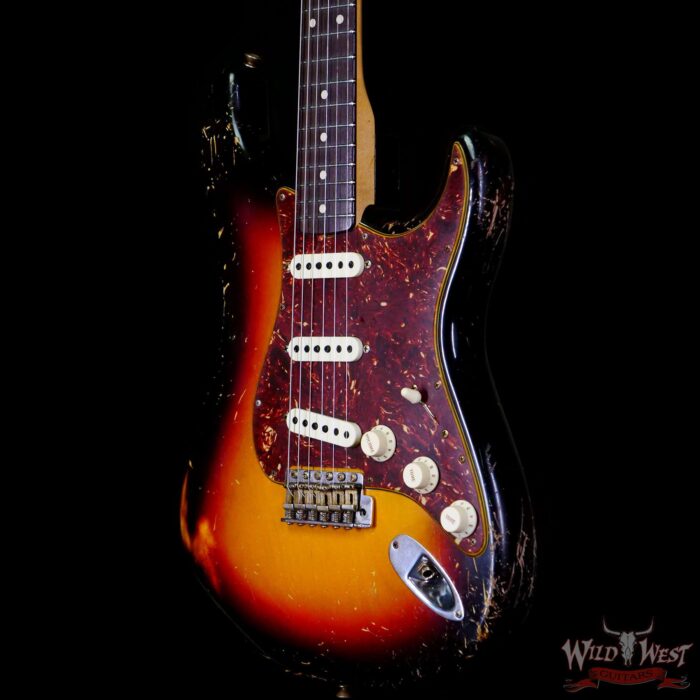 Fender Custom Shop Dennis Galuszka Masterbuilt 1960 Stratocaster Relic Josefina Hand-Wound Pickups 3 Tone Sunburst - Image 2