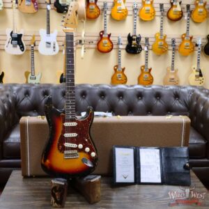 Fender Custom Shop Dennis Galuszka Masterbuilt 1960 Stratocaster Relic Josefina Hand-Wound Pickups 3 Tone Sunburst - Image 6