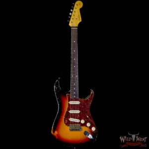 Fender Custom Shop Dennis Galuszka Masterbuilt 1960 Stratocaster Relic Josefina Hand-Wound Pickups 3 Tone Sunburst - Image 3