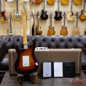Fender Custom Shop Dennis Galuszka Masterbuilt 1961 Stratocaster Lush Closet Classic AAA Rosewood Slab Board 3 Tone Sunbusrt - Image 11