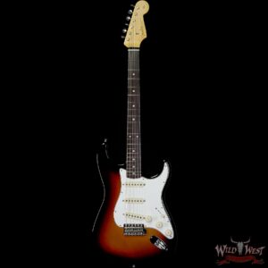 Fender Custom Shop Dennis Galuszka Masterbuilt 1961 Stratocaster Lush Closet Classic AAA Rosewood Slab Board 3 Tone Sunbusrt - Image 3