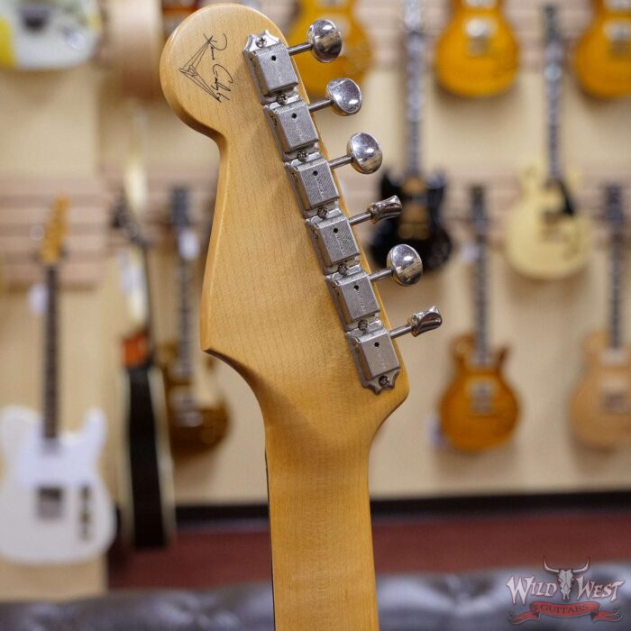 Fender Custom Shop Dennis Galuszka Masterbuilt 1961 Stratocaster Lush Closet Classic AAA Rosewood Slab Board 3 Tone Sunbusrt - Image 6