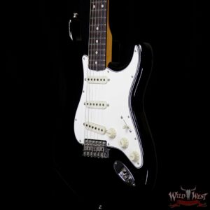Fender Custom Shop Dennis Galuszka Masterbuilt 1961 Stratocaster Lush Closet Classic AAA Rosewood Slab Board Black - Image 2
