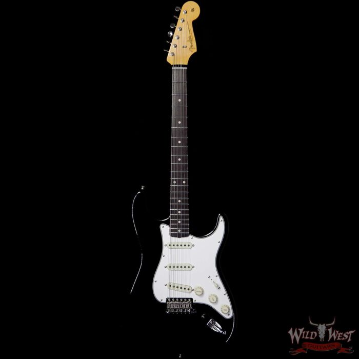 Fender Custom Shop Dennis Galuszka Masterbuilt 1961 Stratocaster Lush Closet Classic AAA Rosewood Slab Board Black - Image 3