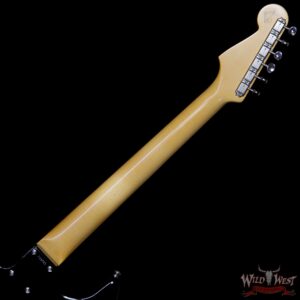 Fender Custom Shop Dennis Galuszka Masterbuilt 1961 Stratocaster Lush Closet Classic AAA Rosewood Slab Board Black - Image 7