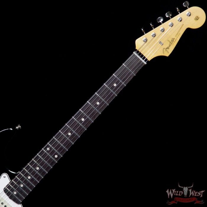 Fender Custom Shop Dennis Galuszka Masterbuilt 1961 Stratocaster Lush Closet Classic AAA Rosewood Slab Board Black - Image 5
