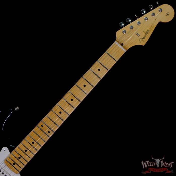 Fender Custom Shop Dennis Galuszka Masterbuilt 50’s Stratocaster Josefina Hand-Wound Pickups Lush Closet Classic Black - Image 4