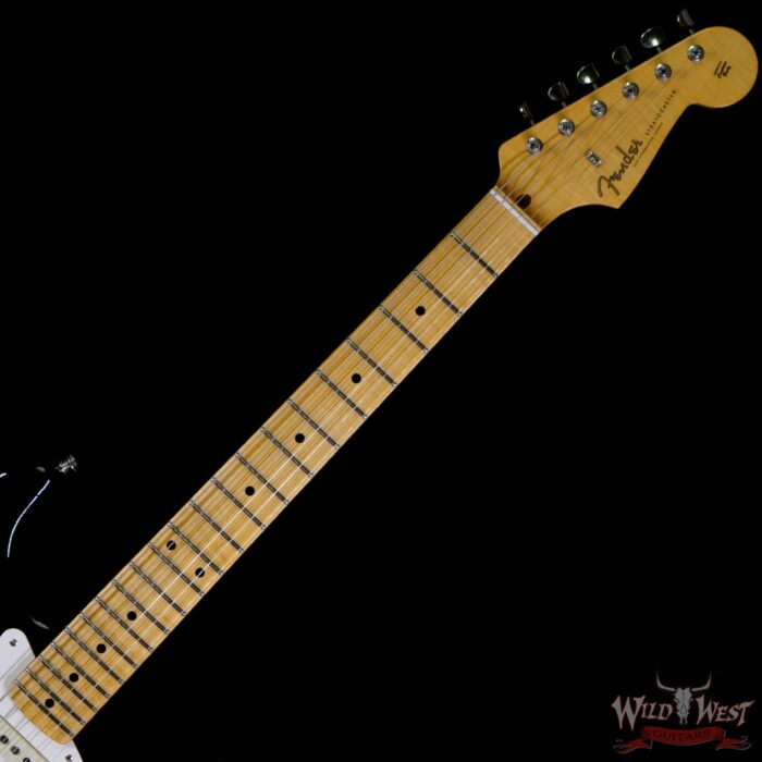 Fender Custom Shop Dennis Galuszka Masterbuilt 50’s Stratocaster Lush Closet Classic Black Josefina Hand-Wound Pickups - Image 4