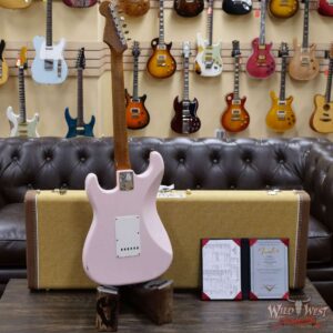 Fender Custom Shop Dennis Galuszka Masterbuilt Roasted 1959 Stratocaster Brazilian Rosewood Slab Board Hand-Wound PUs Journeyman Relic Aged Shell Pink - Image 9