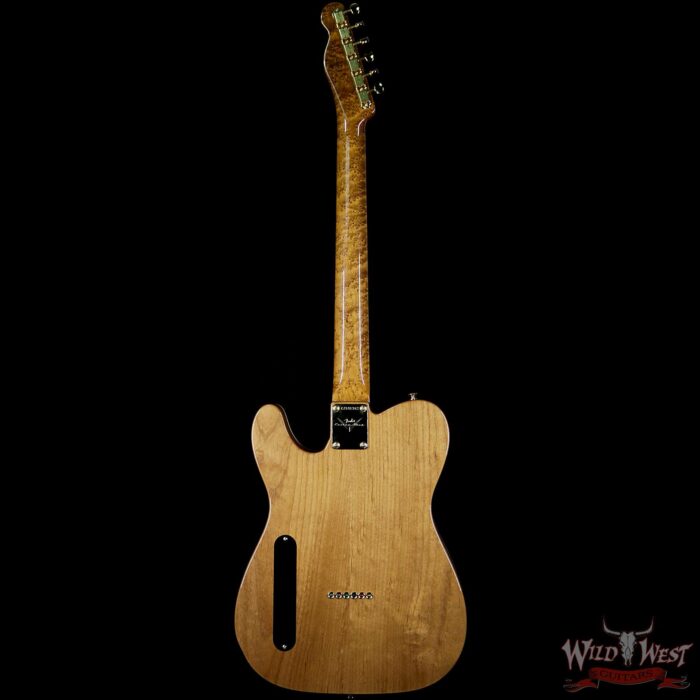 Fender Custom Shop Masterbuilt Dennis Galuszka Artisan Spalted Maple Telecaster HH African Blackwood Board - Image 6