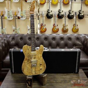 Fender Custom Shop Masterbuilt Dennis Galuszka Artisan Spalted Maple Telecaster HH African Blackwood Board - Image 12