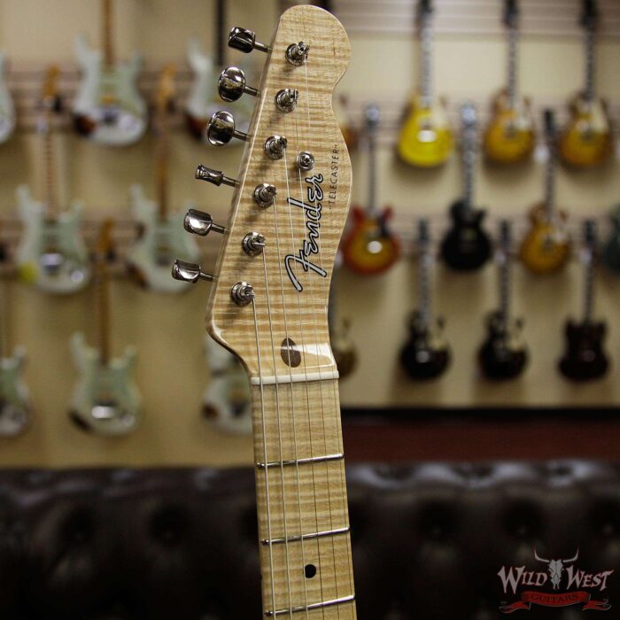 2018 NAMM One-Of-Kind Fender Masterbuilt Dennis Galuszka Border Town Telecaster Mexico Blanket AAAA Flame Neck - Image 7